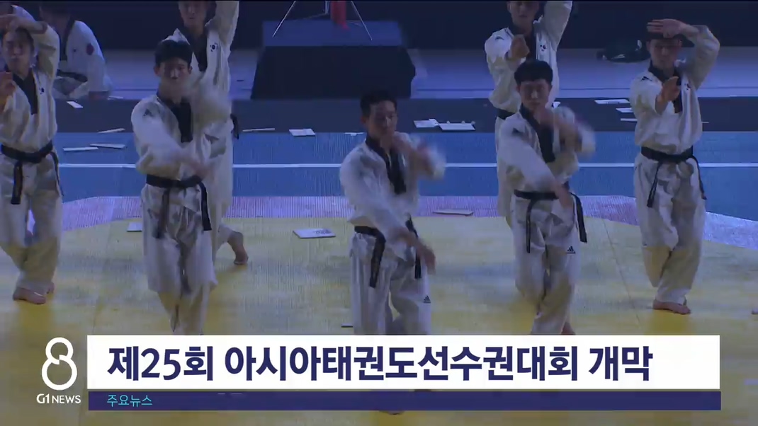 제25회 아시아태권도선수권대회 개막