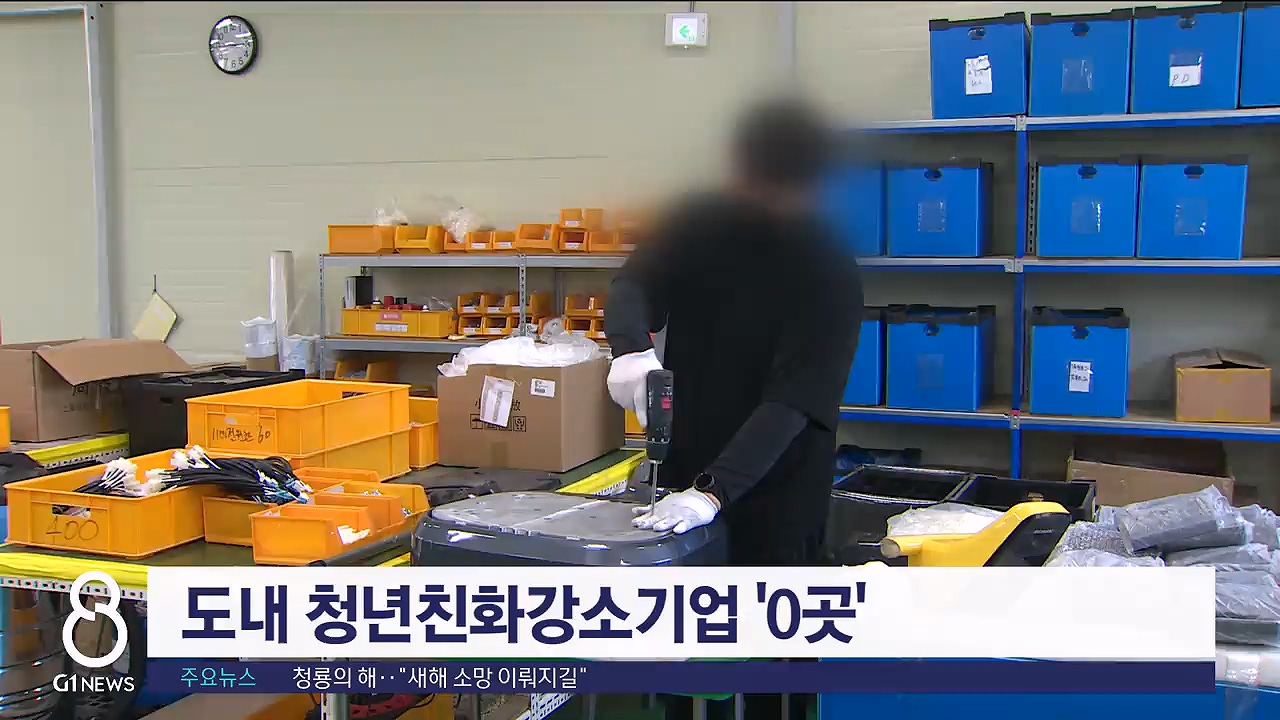도내 청년친화 강소기업 '0곳'