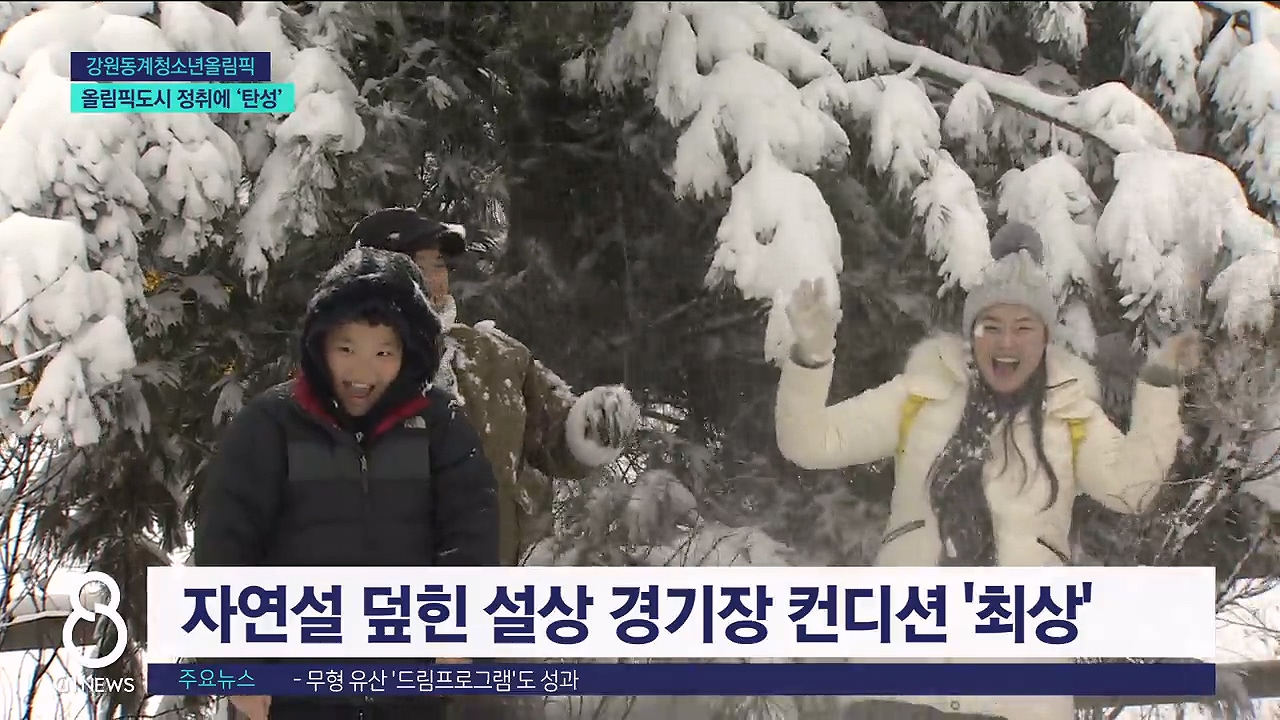 겨울왕국, 동계올림픽 도시 정취에 '탄성' 