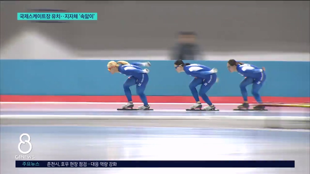 국제스케이트장 유치..지자체 '속앓이' 