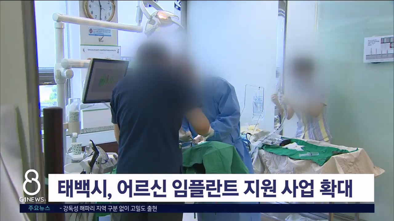 태백시, 어르신 임플란트 지원 사업 확대