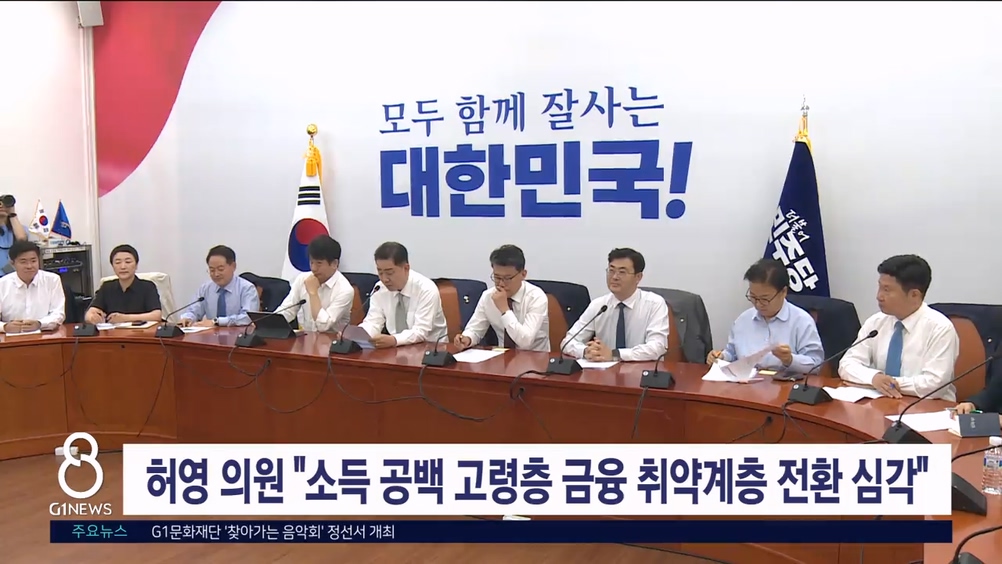 허영 의원 "소득 공백 고령층 금융취약 계층 전환 심각"