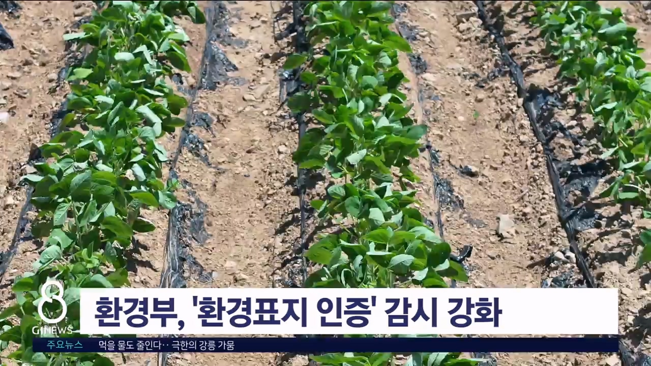 <속보> 환경부, '환경표지 인증' 감시 강화