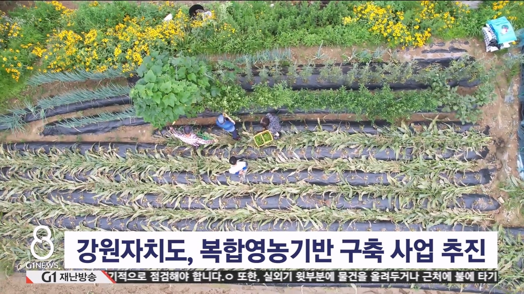 강원자치도, 복합영농기반 구축 사업 추진