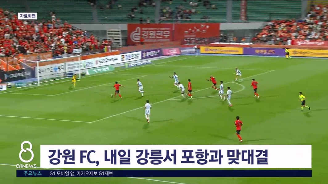 강원 FC, 내일 강릉서 포항과 맞대결