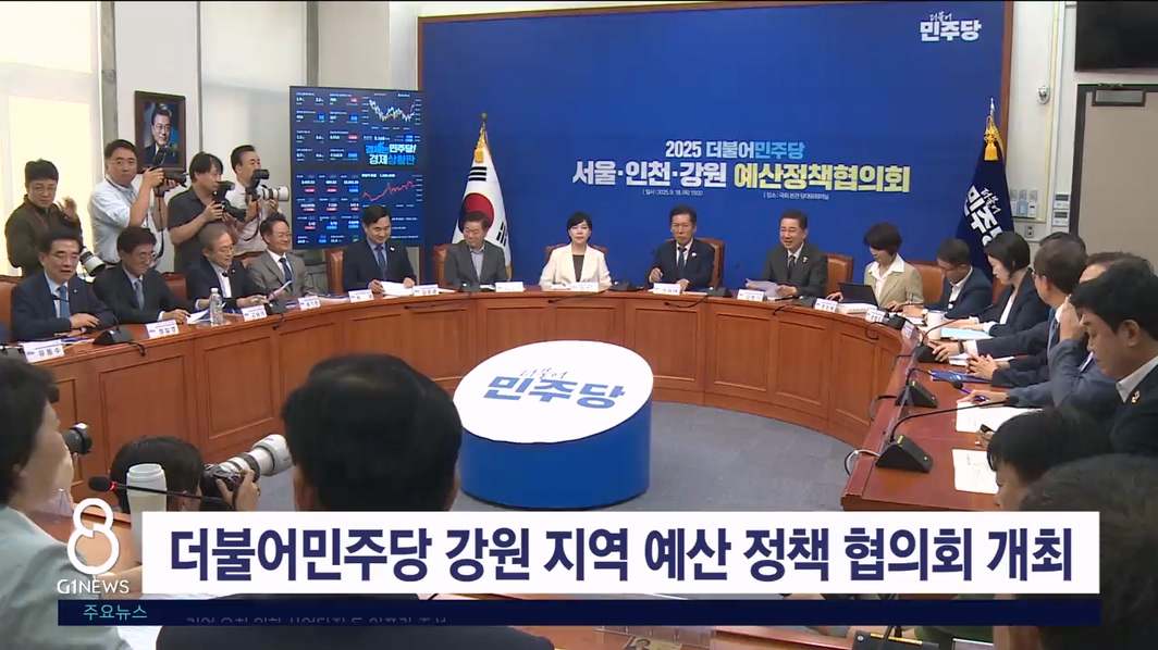 더불어민주당 강원 지역 예산정책 협의회 개최