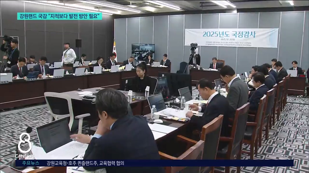 강원랜드 현장 국감 "지적 보다 발전 방안 필요" 