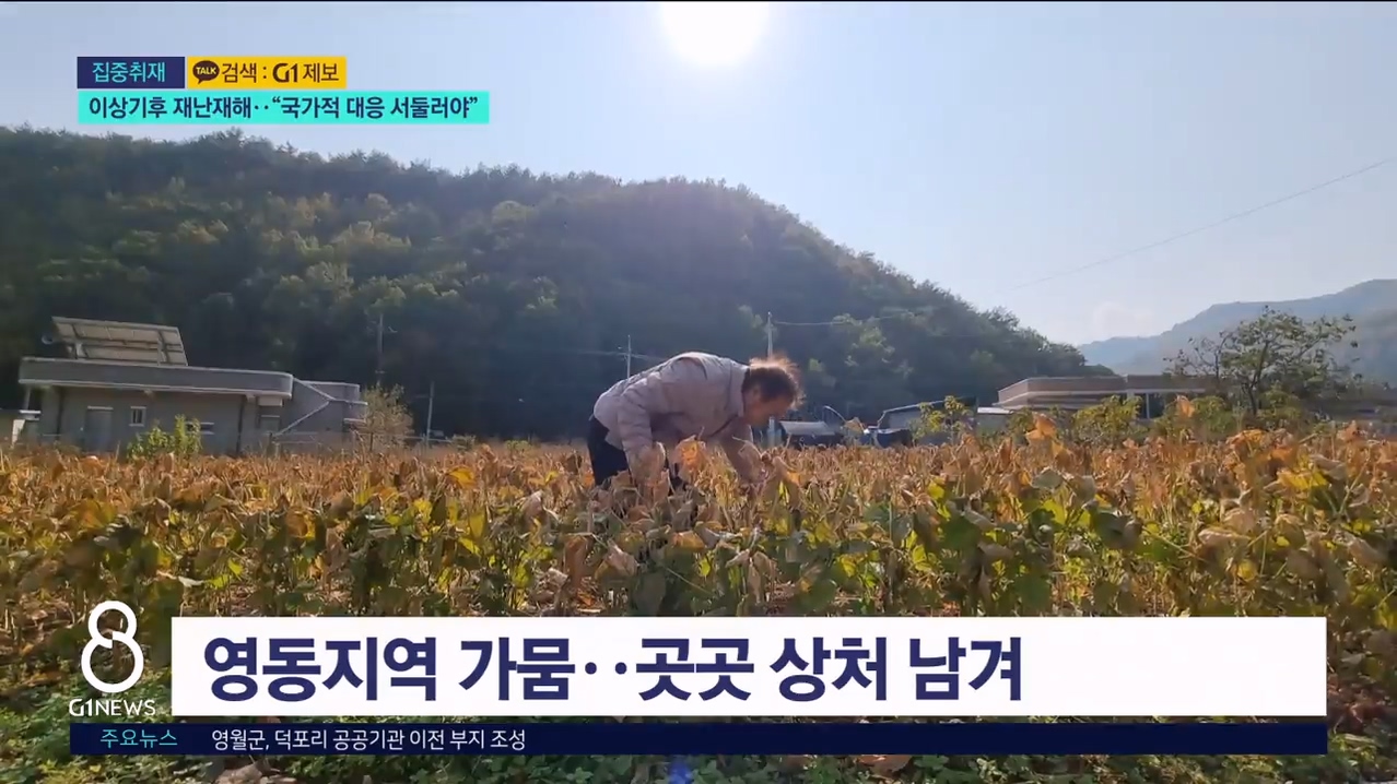 (집중.3)이상기후 재난재해.."국가적 대응 서둘러야" 