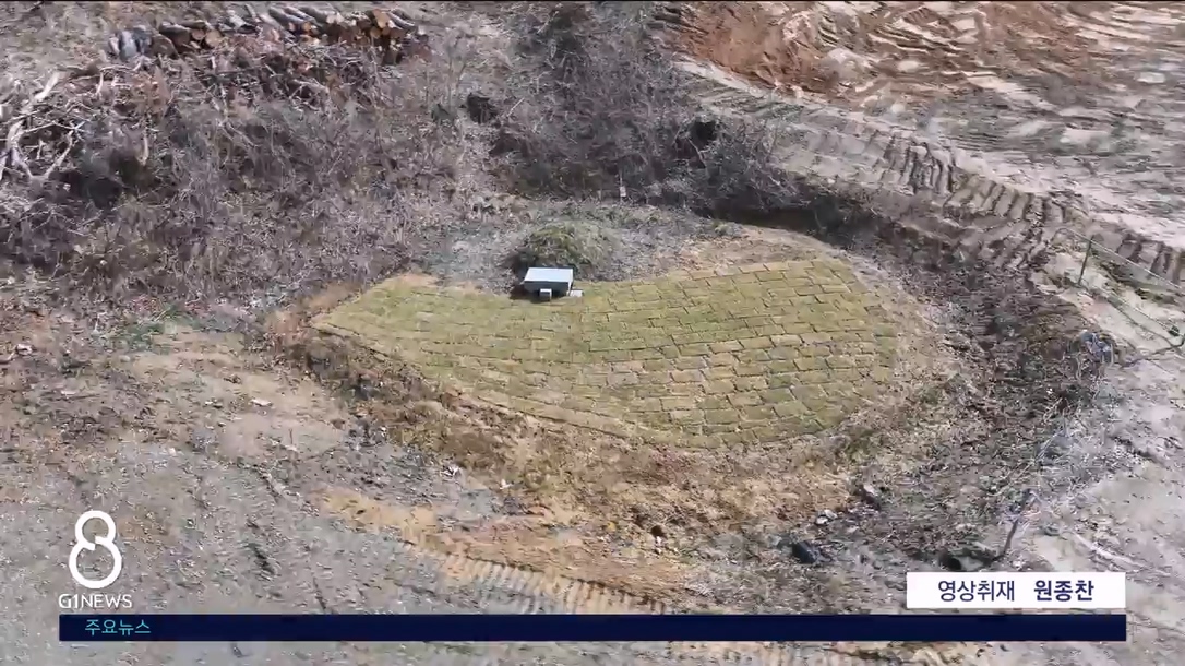 훼손된 묫자리..지자체가 마음대로 