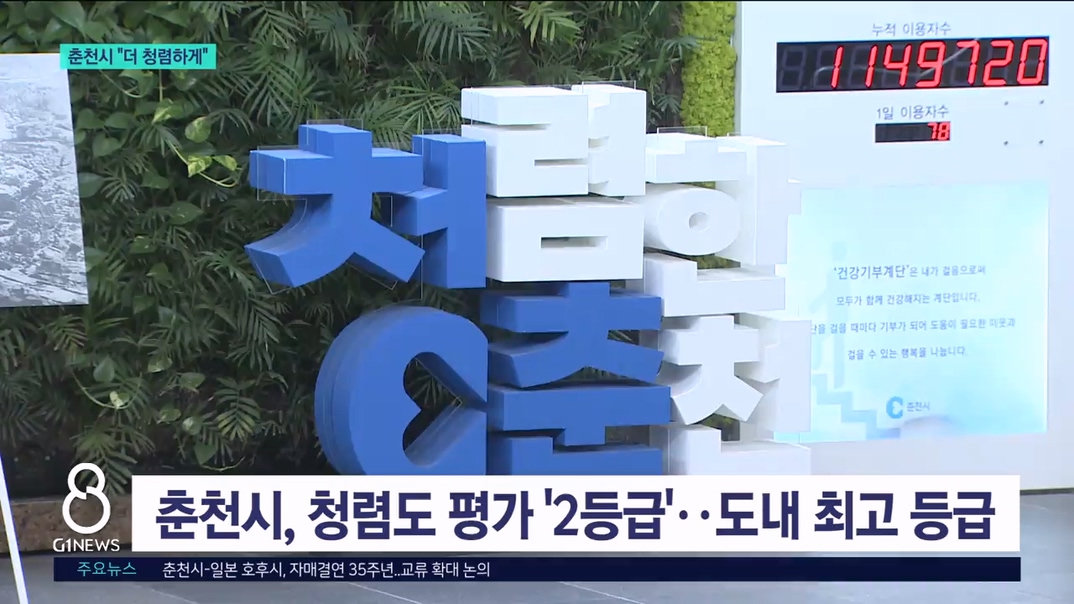 춘천시, 내부 청렴도 올리기 안간힘 