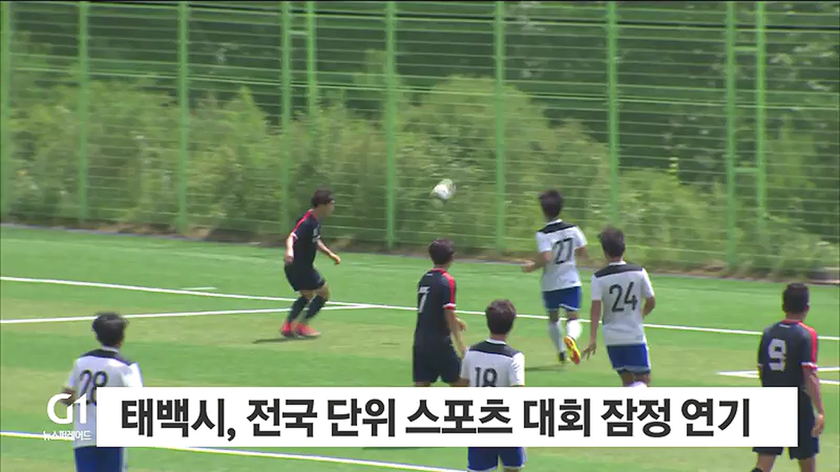 태백시, 전국 단위 스포츠 대회 잠정 연기