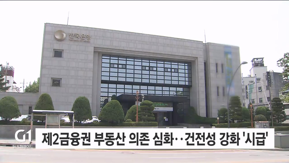 제2금융권 부동산 의존 심화..건정성 강화 '시급'