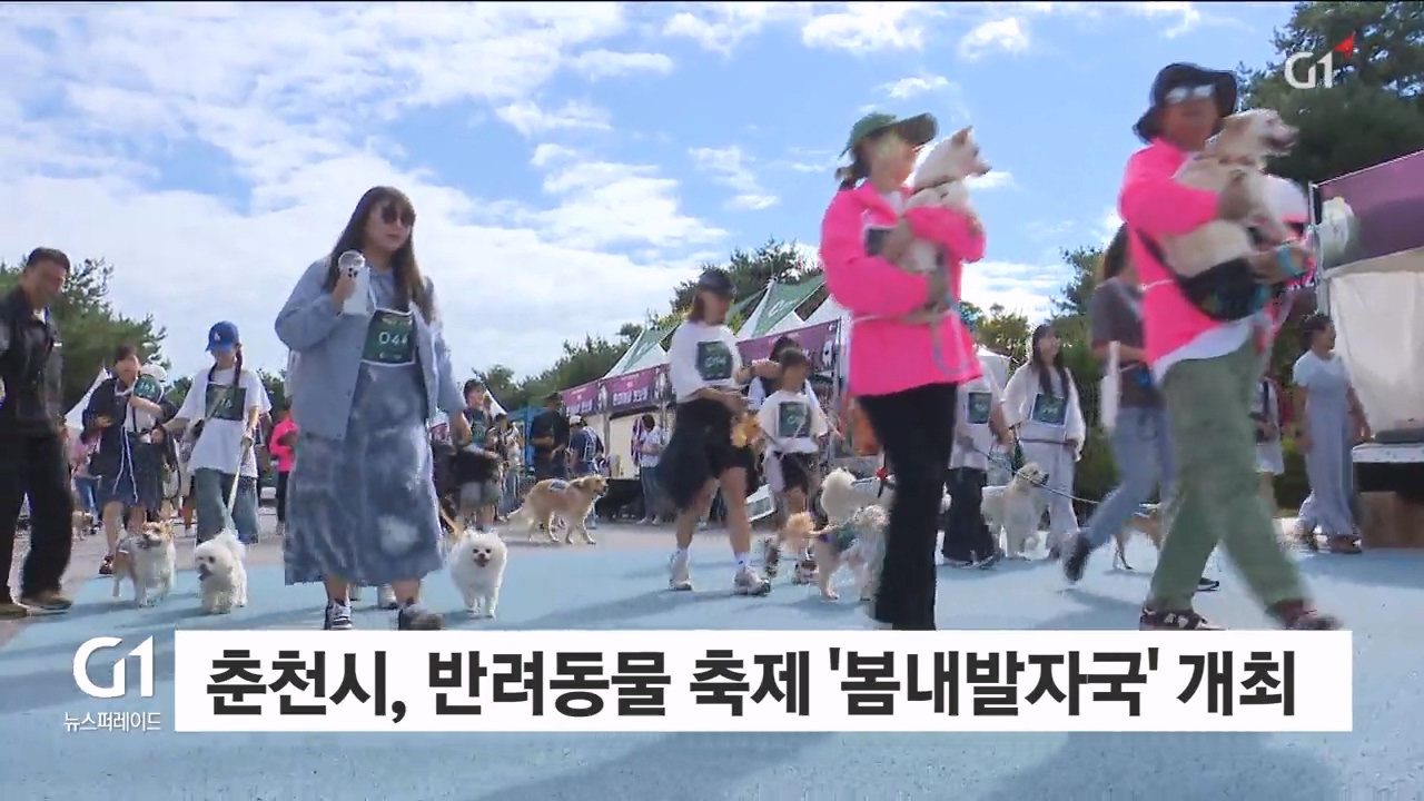 춘천시, 반려동물 축제 '봄내발자국' 개최