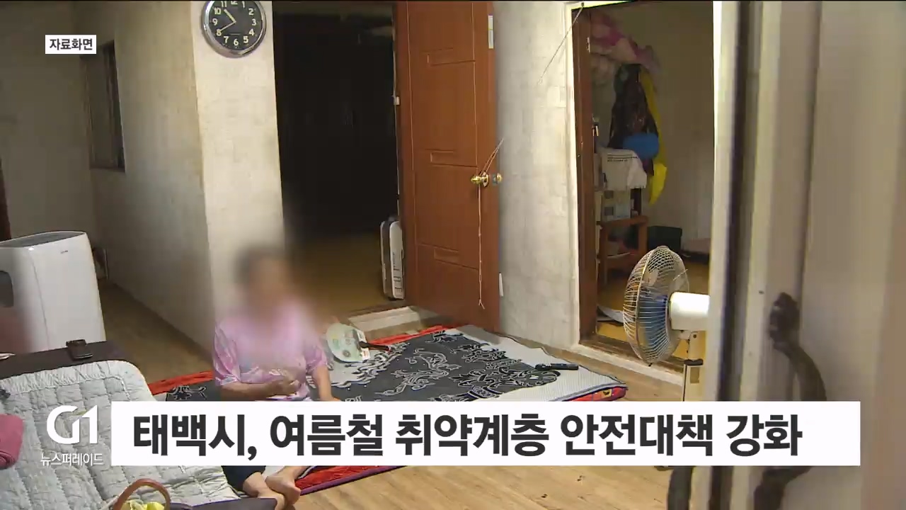 태백시, 여름철 취약계층 안전대책 추진