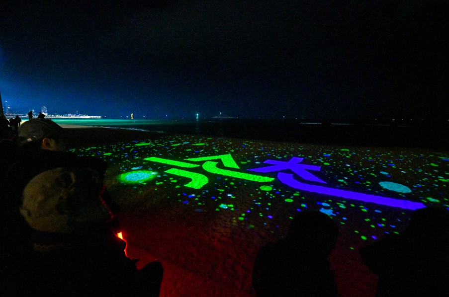 <숨겨진 강원>속초해변 ‘미디어아트’로 변신